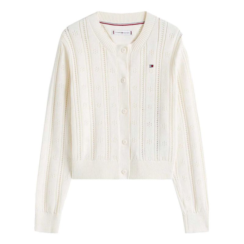 Tommy Hilfiger Pointelle Cardigan LS 3-7Y image number 0